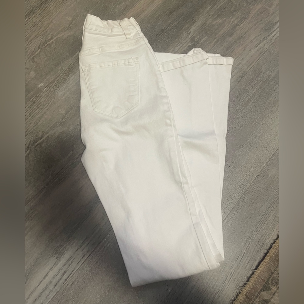 Women’s white flare jeans